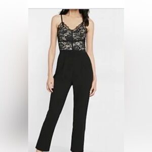 Express lace top jumpsuit